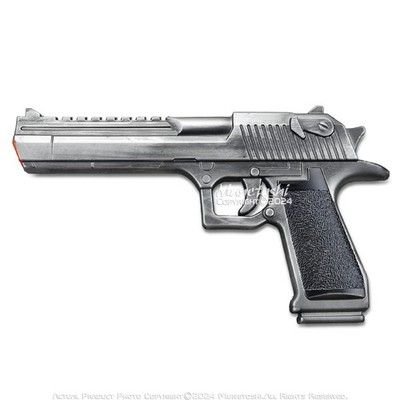 Munetoshi 12'' Realistic Silver Desert Eagle Foam Game Pistol Replica Costume