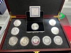 10- 1 oz SILVER BULLET SILVER SHIELD MINI MINTED .999 AG ROUND PROOF -