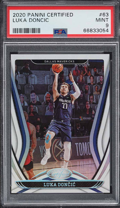 2020 Panini Certified Luka Doncic #63 PSA 9 MINT