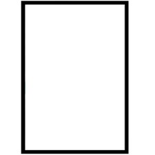 11x16 Frame For Wall Art,Black Plexiglass,Sleek Border,Includes Hanging Hardware