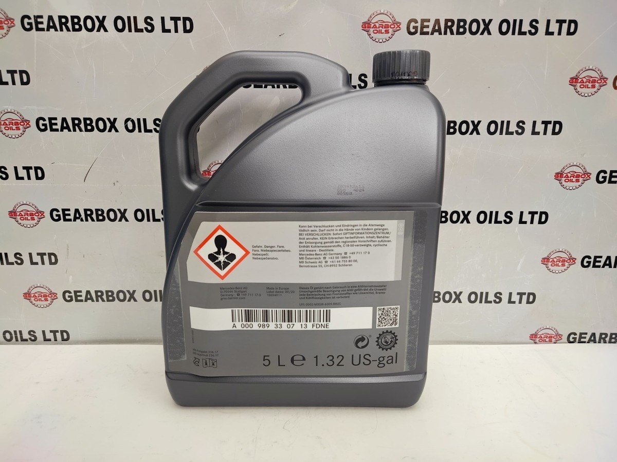 GENUINE MERCEDES 725.0 9G 9 SPEED GEARBOX OIL 5L 236.17 D971