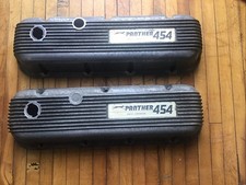 Vintage Cal Custom Panther Marine Bbc Chevy 396 402 427 454 Finned Valve Covers