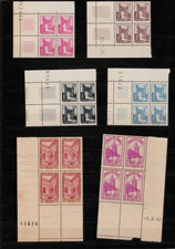 MAROC Très beau lot de Timbres Anciens Neufs en Blocs de 4