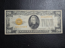 Nice Looking Series of 1928 $20.00 Gold Certificate