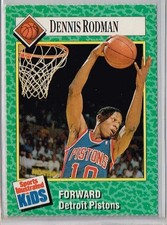 VINTAGE DENNIS RODMAN PISTONS SPORTS ILLUSTRATED FOR KIDS CARD #192 - NRMT