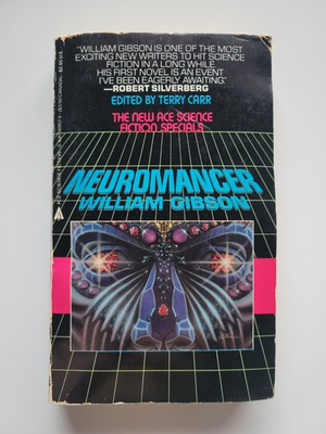 #ad #ad 1984 NEUROMANCER 1ST EDITION 2ND PRINT PAPERBACK WILLIAM GIBSON ACE SCI FI BOOK $185.00