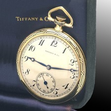 Orologio da tasca IWC per Tiffany & Co. con cassa Cresarrow 18K | con scatola originale