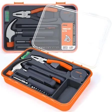 Small Tool Kit 19 Piece General Household Tool Set, Mini Tool Kit Basic Hand ...