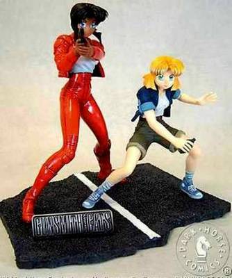 Kenichi Sonoda's Gunsmith Cats Statue Vincent & Minnie-May