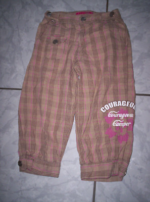 7/8-Hose von ''exit'', mit verstellbarem Bund, kariert, neuw. Gr. 122