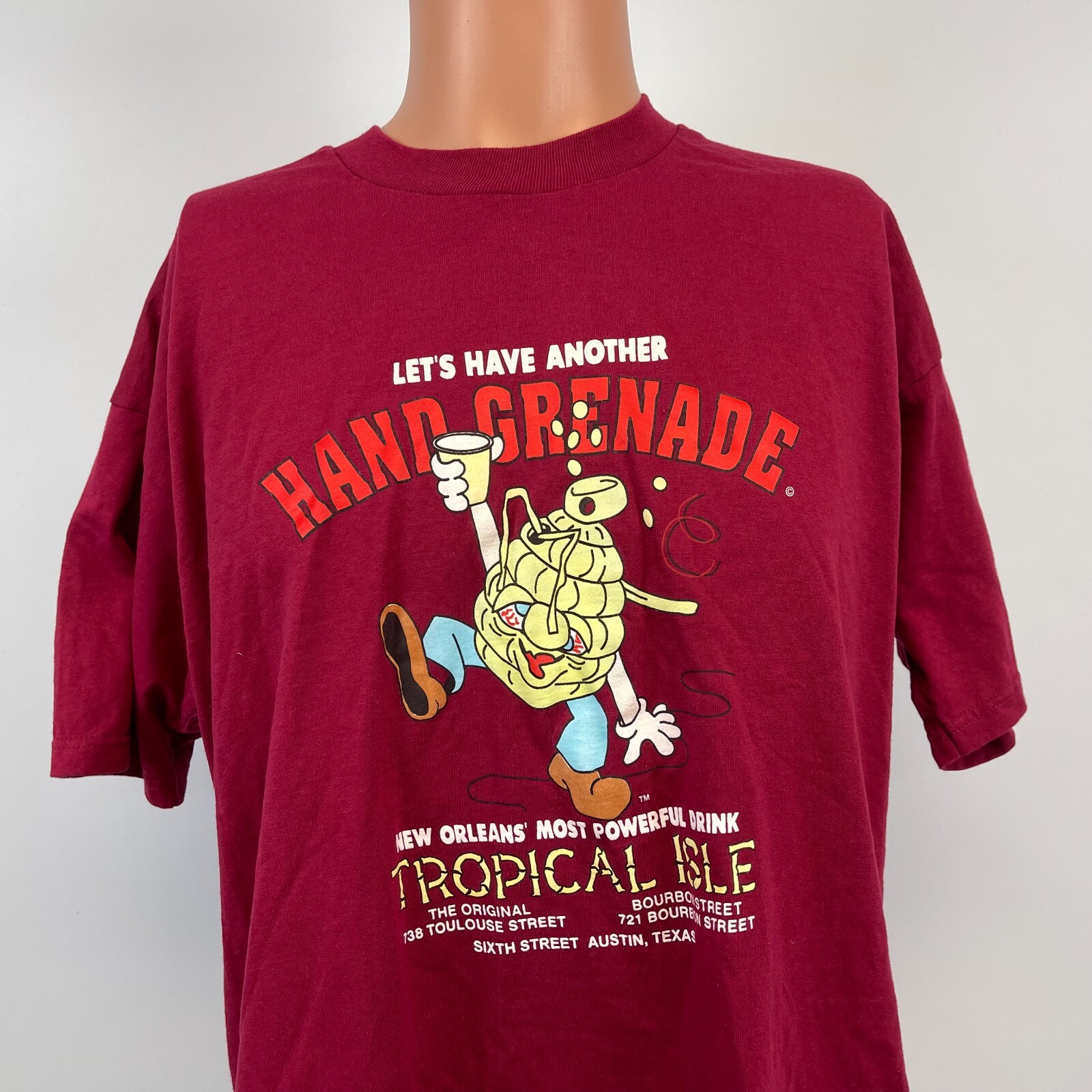 Hand Grenade Drink Tropical Isle Bourbon Street New O… Gem