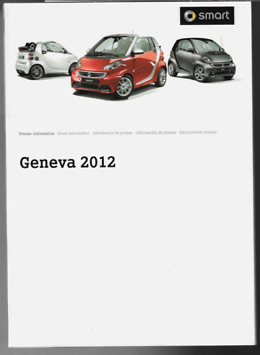 Smart 2012 Genfer Autosalon Pressepaket für zwei geschärfte elektrische Brabus für uns