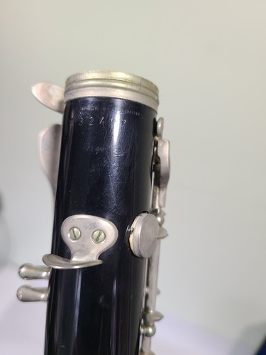 Vintage Wood Clarinet, Not Serviced, Made In Germany + Extras - Picture 15 of 24