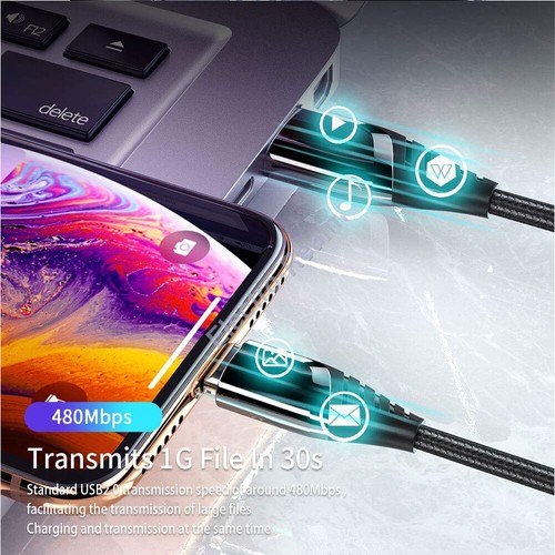 Zinc Alloy Magnetic Charging Cable/ Micro USB/Type C Fast Charge Charger iPhone - Picture 5 of 27