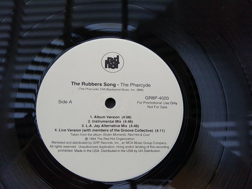 89' Taken from Stolen Moments Red Hot + Cool GRP-4020 White Label Promo Schallplatte LP - Bild 7 von 7