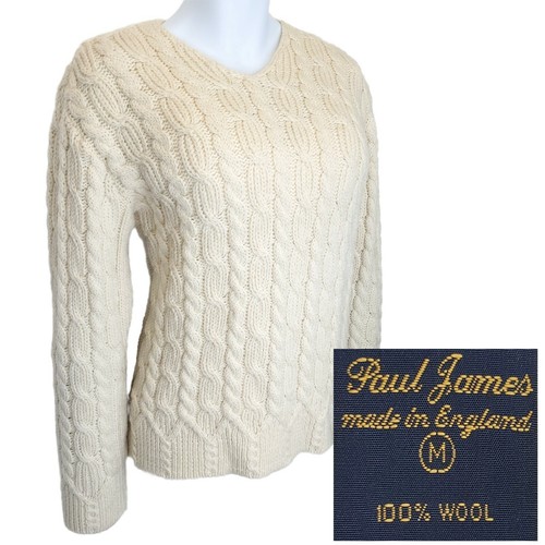 Paul James Sweater Womens XL Fisherman 