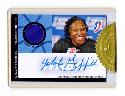 2006 WNBA Rittenhouse Archives YOLANDA GRIFFITH Sacramento Monarchs MVP 166/333