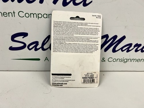 JOHNSON EVINRUDE OMC #5007582 ALUMINUM ANODE KIT. - Foto 2 di 2