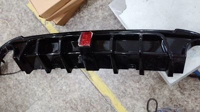 Rear Bumper Diffuser Lip with Light Body kit For 14-2017 Golf 7 MK7 GTI GTD TSI