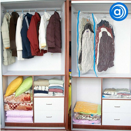 6 x Large Storage Vacuum Bags Space Saving Clothes Bedding Vac Sealed 100x80cm - Picture 9 of 11
