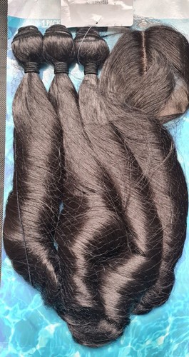 Edle gewellte Premium VERSACE hochwertige Haarverlängerungen mit Verschluss 20+22+24" 280g - Bild 2 von 4