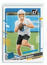 Max Duggan #352 2023 PANINI DONRUSS CHARGERS Rated Rookie