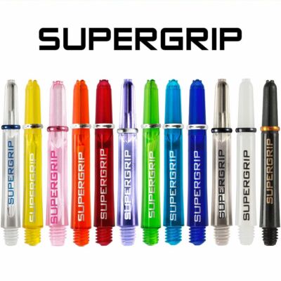     6x Dart Shafts Schäfte Nylonshafts 2BA Nylon Supergrip Mittel Short 34 mm