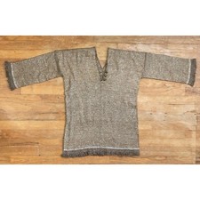 Vintage Acrylic Tweed Blanket Top Size Small 1990s Handmade Herringbone Tunic