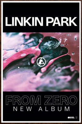ミュージシャン Linkin Park Poster FZ 2025 Tour Minneapolis Poster (Aug 27th) - Alex Pardee