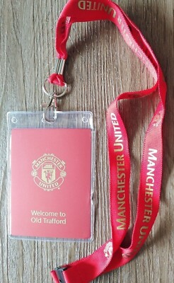 Sammler TICKET Pass Lanyard Keyholder Welcome to Old Trafford Manchester United