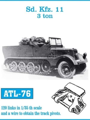FRIULMODEL Kft. FMATL076 Sd.Kfz. 11 (3 ton) - 120 PIECES 1:35 SCALE