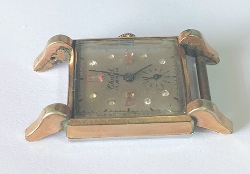 Vintage Ticking CHALET 17 Jewels RGP Watch w/ Bulova Crown - Picture 6 of 9