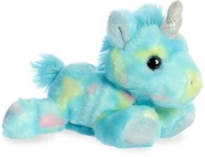 Aurora - Bright Fancies - 8" Blueberryripple Unicorn Vibrant Stuffed Animal