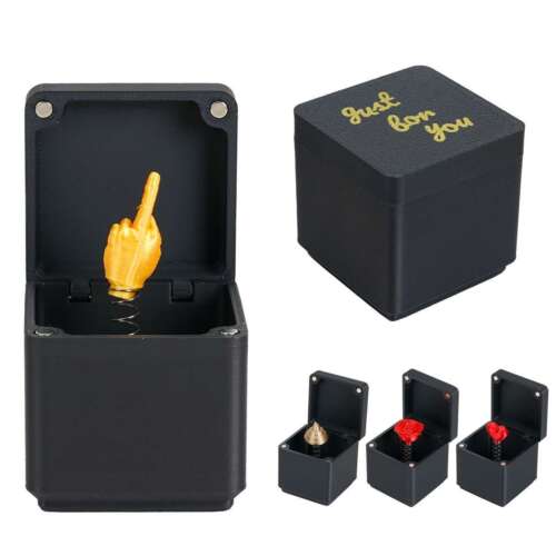 1/4 Stück Mittelfinger in einer Box Pop Up Überraschung Geschenkbox Neuheit Streich Geschenkbox - Bild 17 von 17