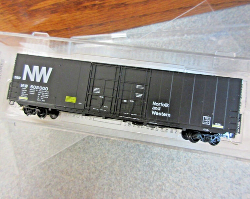 MTL 102040 Norfolk and Western ( 605000 ) 60' Exc.Hgt Rivet Side Box (MIB) 1998 | Zustand: New