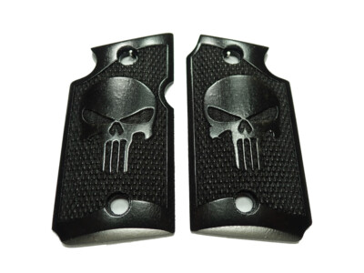 Ebony Punisher #2 Grips For Sig Sauer P938