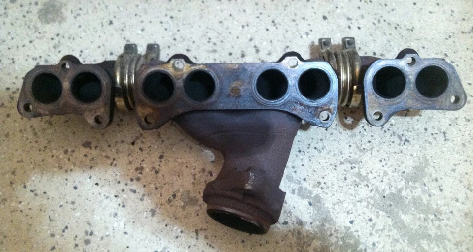 1994-1999 MERCEDES-BENZ S420 W140 ~ ЛЕВАЯ СТОРОНА ВЫПУСКНОГО КОЛЛЕКТОРА ~ OEM ДЕТАЛЬ - Изображение 2 из 3