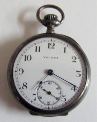 Aegler Watch Pocket Watch Sterling Silver Case