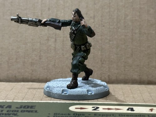 Dust Tactics 1947 Studio, PREMIUM Allied Bazooka Joe Brown Allied Ranger w/CARD - Picture 4 of 9