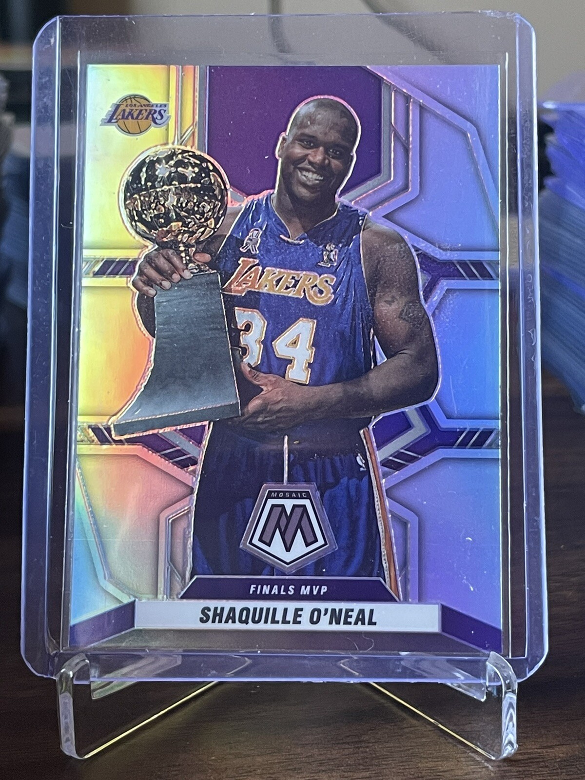 2021-22 Panini Mosaic - #297 Shaquille O’Neal Silver Prizm