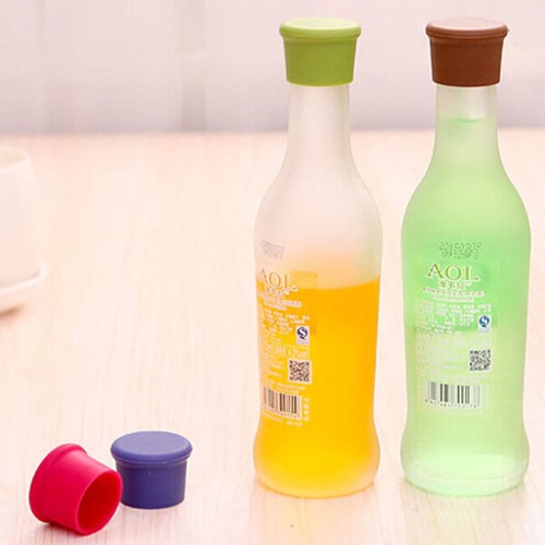 SILICONE TAPPO UNIVERSALE VETRO PLASTICA OLIO BOTTIGLIE SALSA MULTICOLORE pf - 第 4/8 張圖片