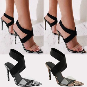 snake perspex heels