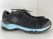 COLUMBIA OMNI-GRIP TECH-LITE WATERPROOF MESH ATHLETIC SHOES BLUE Womens 8