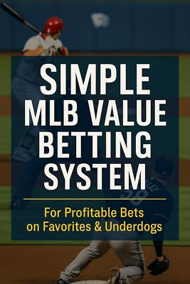 MLB Value Betting System   Sharp Filters for Underdogs & Favorites ROI
