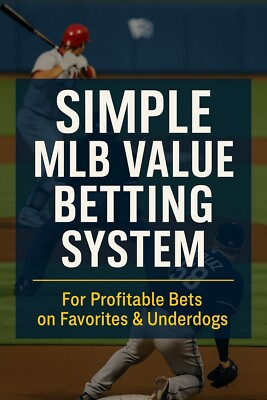 #ad #ad MLB Value Betting System – Sharp Filters for Underdogs amp; Favorites ROI $45.00