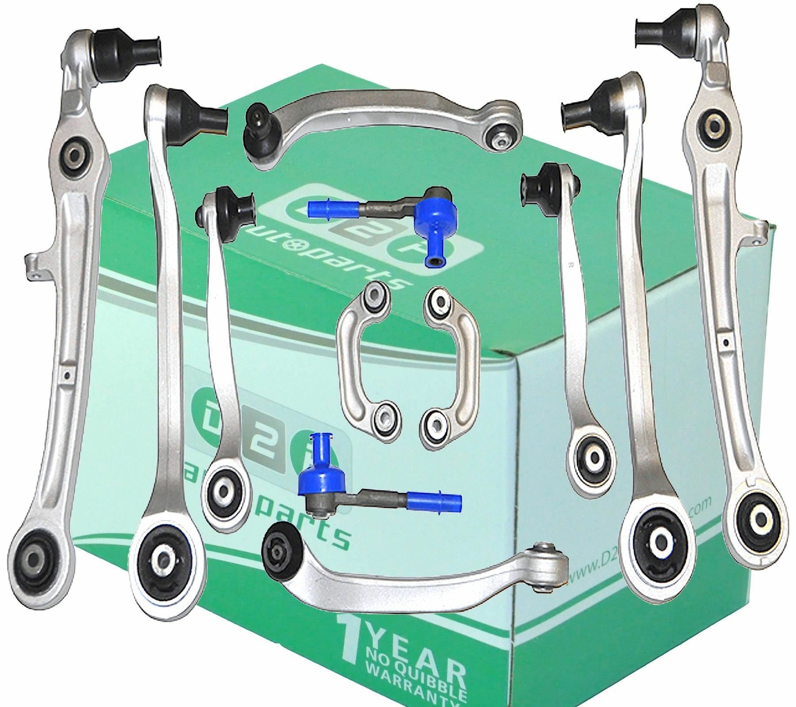 FRONT SUSPENSION WISHBONES TRACK CONTROL ARM ARMS KIT FOR AUDI A6 (C6) 4F0498998 5056167420996