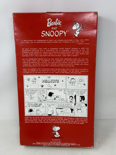 2001 Mattel Barbie & Snoopy Collector Edition WWI Flying Ace New In Box - Picture 3 of 4