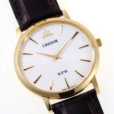 希少　CREDOR　18KT SEIKO Credor Signo U.T.D. GBAQ976 6870-00B0 K18YG watch men