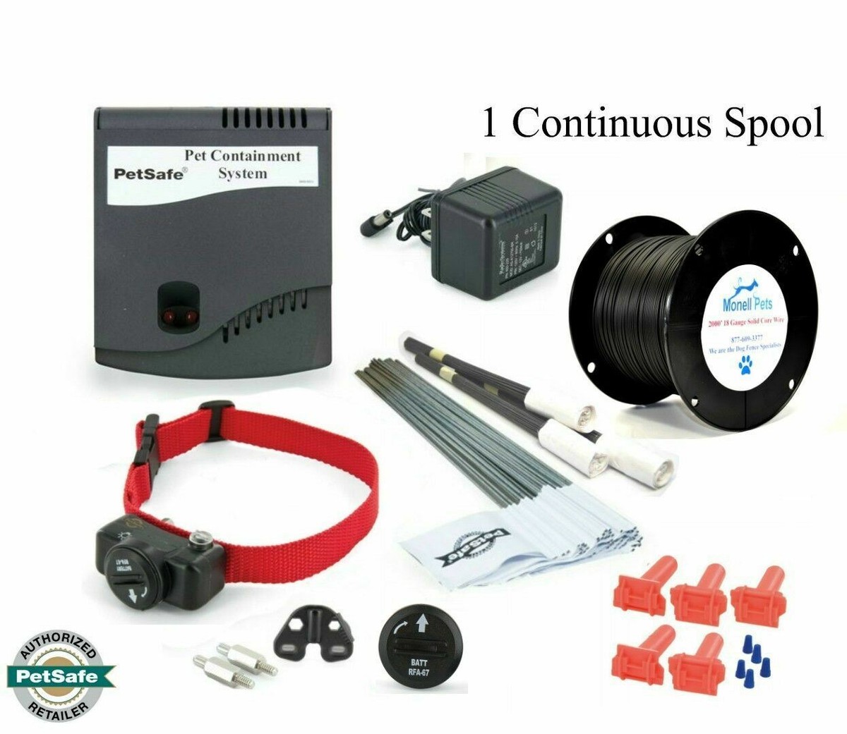 Petsafe In Ground Dog Fence Kit 2000' 18 Gauge Wire ZIG00-14654 1
