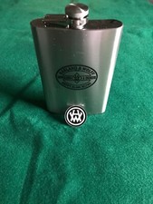 HARLAND AND WOLF FLASK & PIN SET -- THE GREAT SHIPYARD THAT BUILT TITANIC